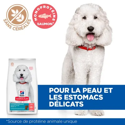 Hill’s Science Plan Hypoallergenic Adult Medium avec saumon