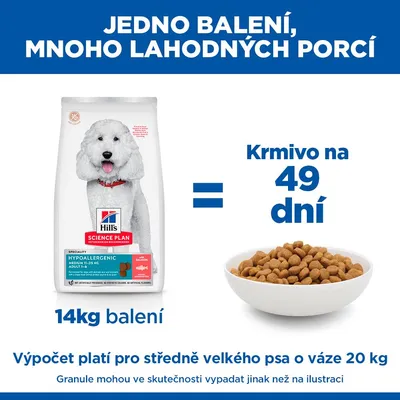 Hill's Science Plan Hypoallergenic Adult Medium Salmon