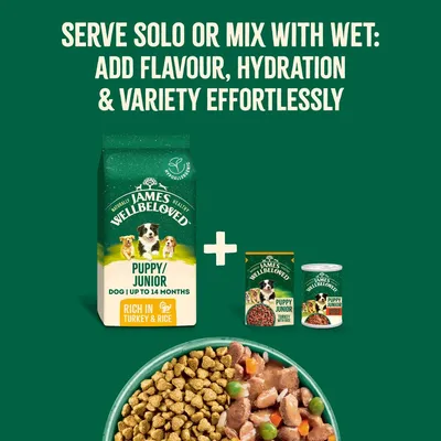 James Wellbeloved Puppy & Junior Hypoallergenic  - Lamb & Rice - 15kg