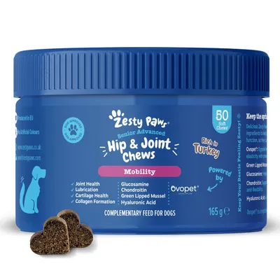 Zesty Paws Senior Hip & Joint Chews с пуешко