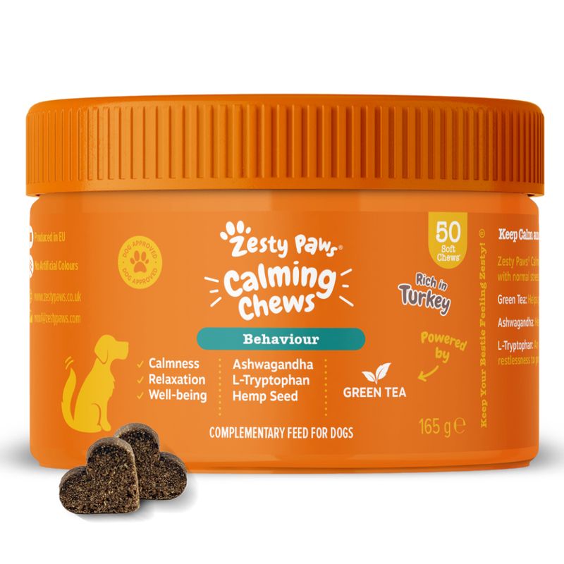 Zesty Paws Calming Chews com peru