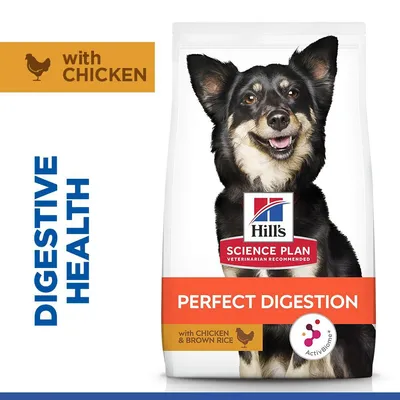 Hill's Science Plan Perfect Digestion Adult 1+ Small & Mini with Chicken & Brown Rice