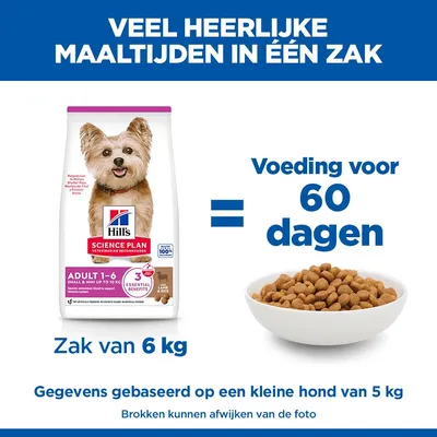 Hill's Science Plan Adult Small & Mini Lam & Rijst Hondenvoer