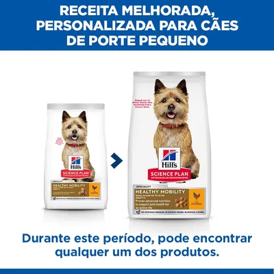 Hill's Science Plan Healthy Mobility Adult 1+ Small & Mini com frango