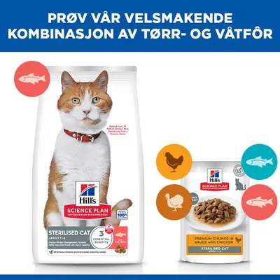 Hill's Science Plan Adult Sterilised Laks