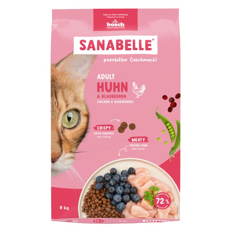 Sanabelle Adult mit Huhn & Blaubeeren