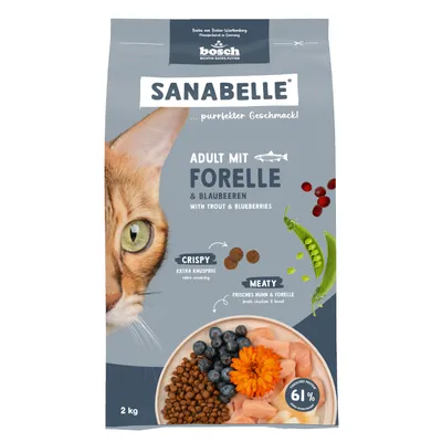 Sanabelle Adult mit Forelle & Blaubeeren