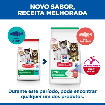 Hill's Science Plan Kitten <1 com salmão