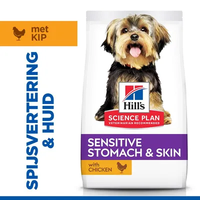 Hill's Science Plan Sensitive Stomach & Skin Adult 1+ Small & Mini met Kip