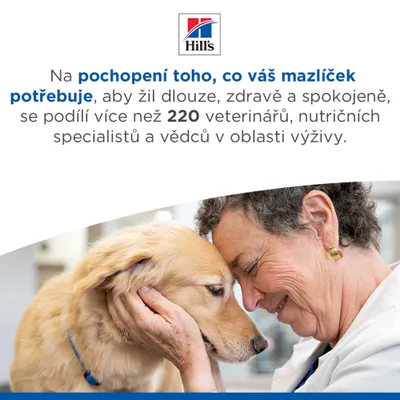 Hill's: Viac ako 220 veterinárov, odborníkov na výživu a vedcov pracuje na optimálnej výžive pre domáce zvieratá.