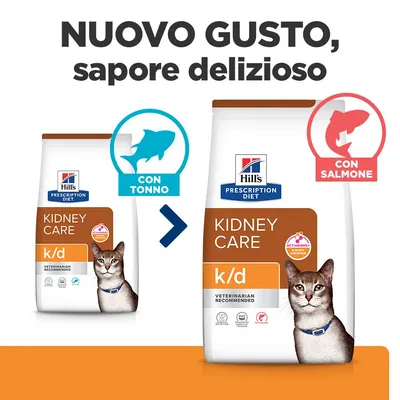 Hill's Prescription Diet k/d Kidney Care con Salmone Hill's Prescription Diet k/d Kidney Care con Salmone