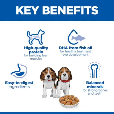 Hill's Science Plan Puppy Stew csirke & zöldség