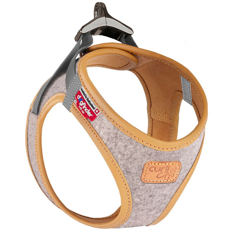 Curli Vest Geschirr Alpine Clasp, hellgrau