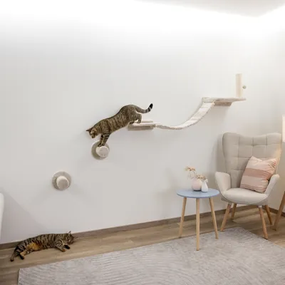 Kerbl Pet Kletterwand Matterhorn für Katzen, beige