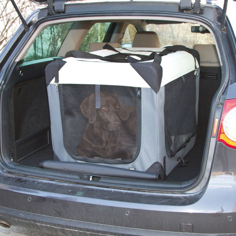 Kerbl Pet Transportbox Journey, grau/beige