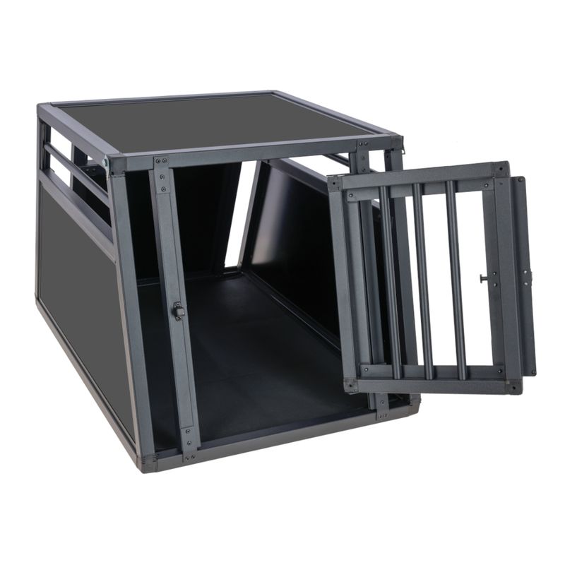 Kerbl Pet Transportbox Vacation aus Alu, graphite