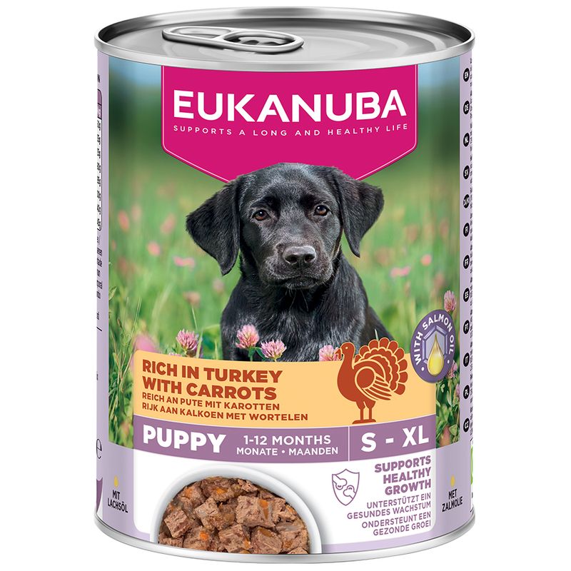 Eukanuba Puppy Rich in Turkey with Carrots