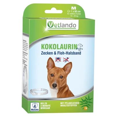 Vetlando Kokolaurin Zecken- & Floh-Halsband Hunde