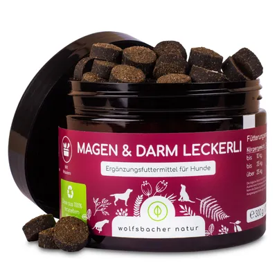 Wolfsbacher Natur Estómago e intestinos snacks para perros