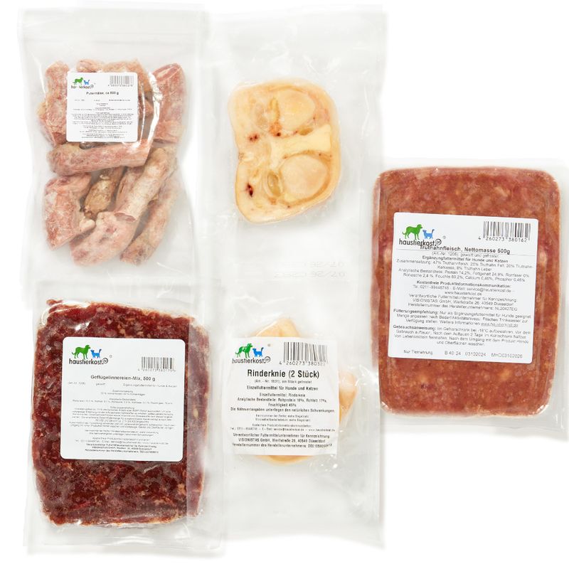 Haustierkost Geflügel Paket Hund
