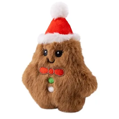 KONG Holiday Snuzzles Mini Omino di pan di zenzero