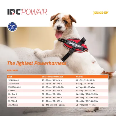 JULIUS-K9 IDC® POWAIR нагръдник, оранжев JULIUS-K9 IDC® POWAIR нагръдник, оранжев