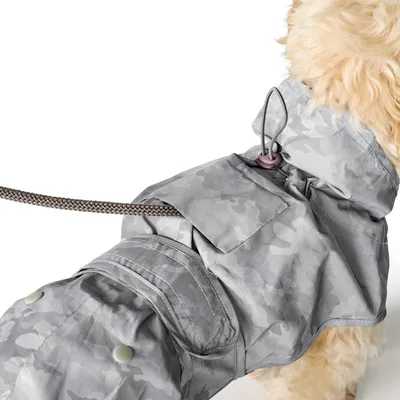 HUNTER Imperméable Huka to go, argenté/réfléchissant