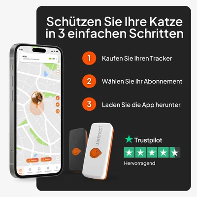 Weenect Haustier GPS Tracker XS für Katzen