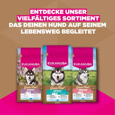Eukanuba Grain Free Senior Large & Giant mit Seefisch