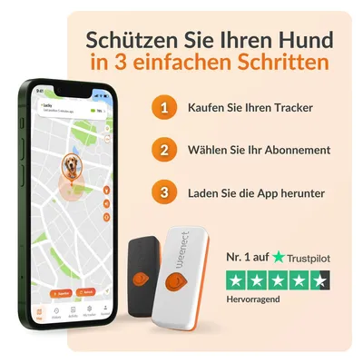 Weenect Haustier GPS Tracker XS für Hunde