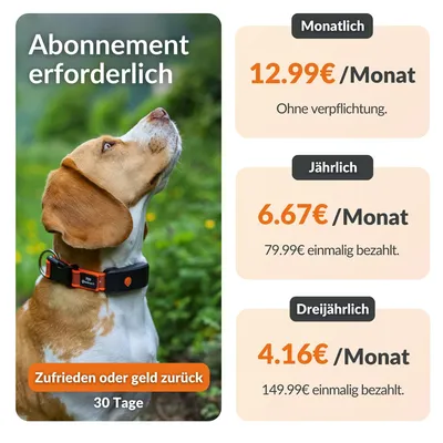 Weenect Haustier GPS Tracker XT für Hunde