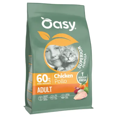 Oasy Dry Cat Superior Adult с пиле