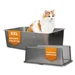 Lucky Kitty XXL Katzentoilette Edelstahl mit Haube