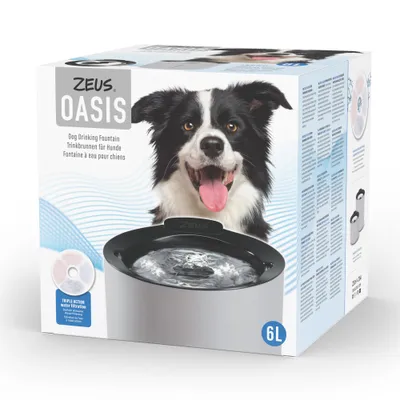 Zeus Oasis питьевой фонтан, серый Zeus Oasis питьевой фонтан, серый