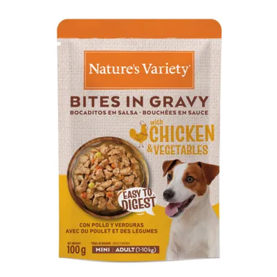 Nature's Variety Bouchées en sauce Mini Adulte 24 x 100 g