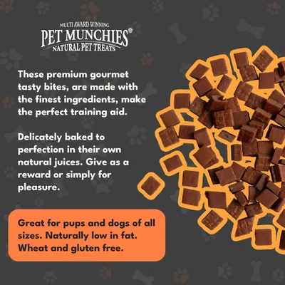 Pet Munchies Training Treats - Saver Pack: Venison & Beef Liver (3 x 50g) Pet Munchies Training Treats - Saver Pack: Venison & Beef Liver (3 x 50g)