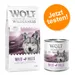 Wolf of Wilderness Kombi-Paket: Adult Trockenfutter + passende Nassfutter