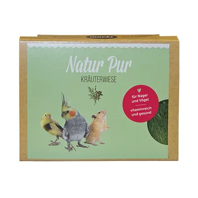 Natur Pur Kräuterwiese. For rodents and birds, rich in vitamins and healthy.
