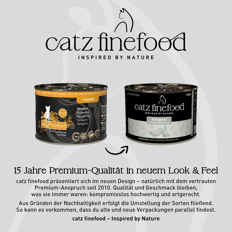 Sparpaket catz finefood Pure 12 x 200 g