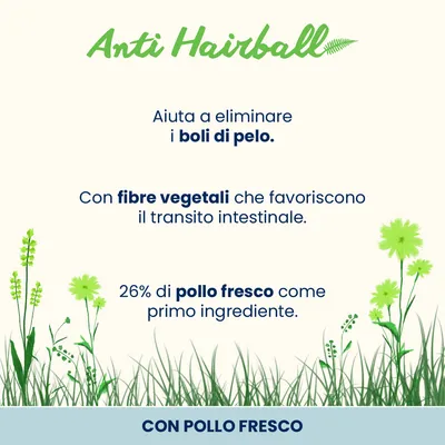 Almo Nature Functional Anti Hairball Pollo & Riso