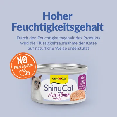 Sparpaket GimCat ShinyCat Filet in Jelly 24 x 70 g Sparpaket GimCat ShinyCat Filet in Jelly 24 x 70 g