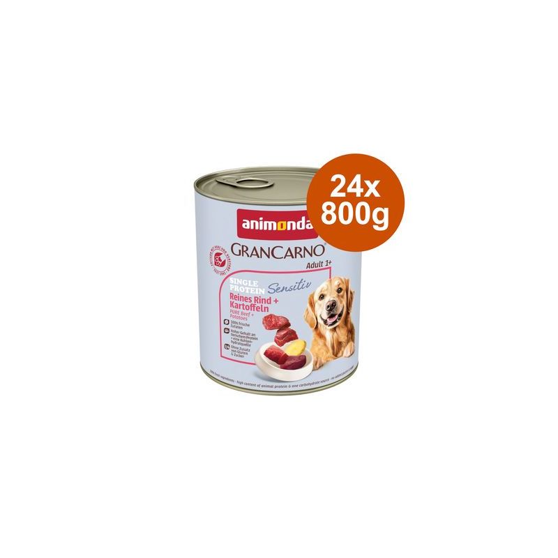 Voordeelpakket animonda GranCarno Adult Sensitive 24 x 800 g