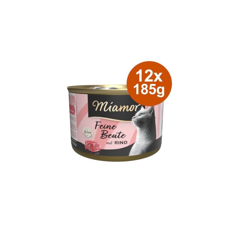 Miamor Fijne Prooi Kattenvoer 12 x 185 g Kattenvoer