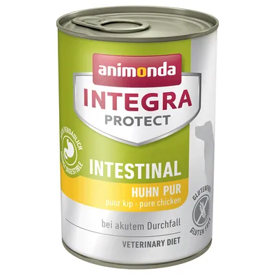 animonda INTEGRA PROTECT INTESTINAL Huhn Pur, puur kip, bij acuut diarree, licht verteerbaar, glutenvrij, VETERINARY DIET
