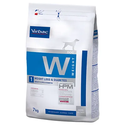 Virbac Veterinary HPM Weight Loss & Diabetes voor honden, 7kg. Dieetvoeding voor gewichtsverlies en diabetesbeheer. Geschikt voor alle hondenmaten.