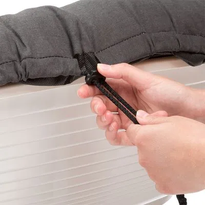 Hoes Sofà antraciet voor Ferplast mand Siesta Deluxe (zonder mand)