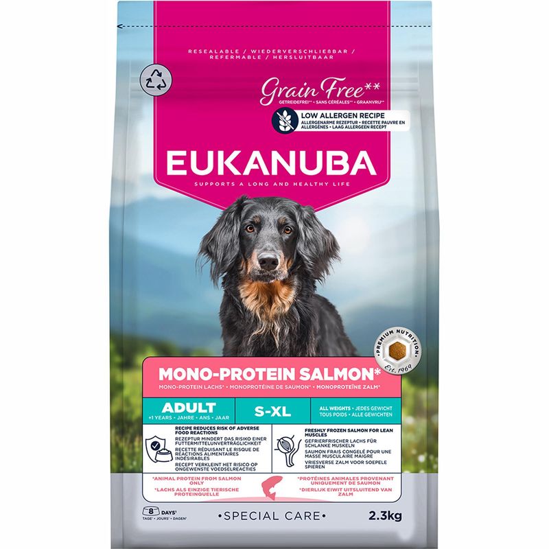 Eukanuba Special Care Adult Mono-Protein with Salmon - dog dry food