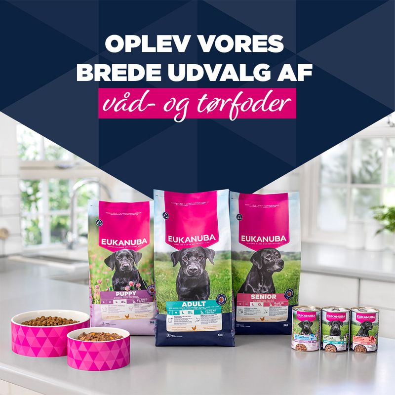 Eukanuba Senior Rig på kalkun med gulerødder