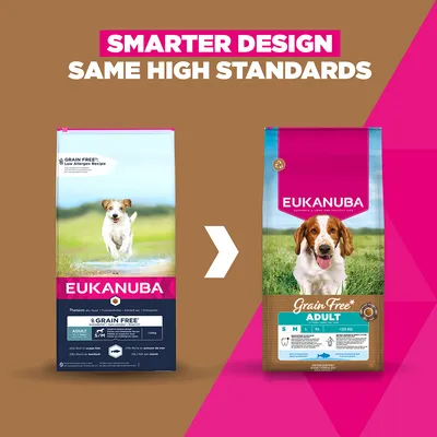 Eukanuba Grain Free Adult Small & Medium tengeri hal