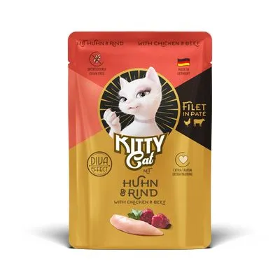 Kitty Cat Filet in Paté, микс-пакет, 6 х 85 г